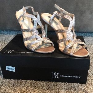 INC sparkly heels